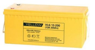 Аккумулятор YELLOW VLG 12-200 Solar для ИБП  