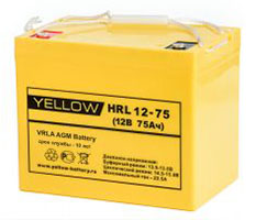 Аккумулятор YELLOW HRL 12-75 для ИБП